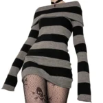 Bodycon Striped Mini Dress