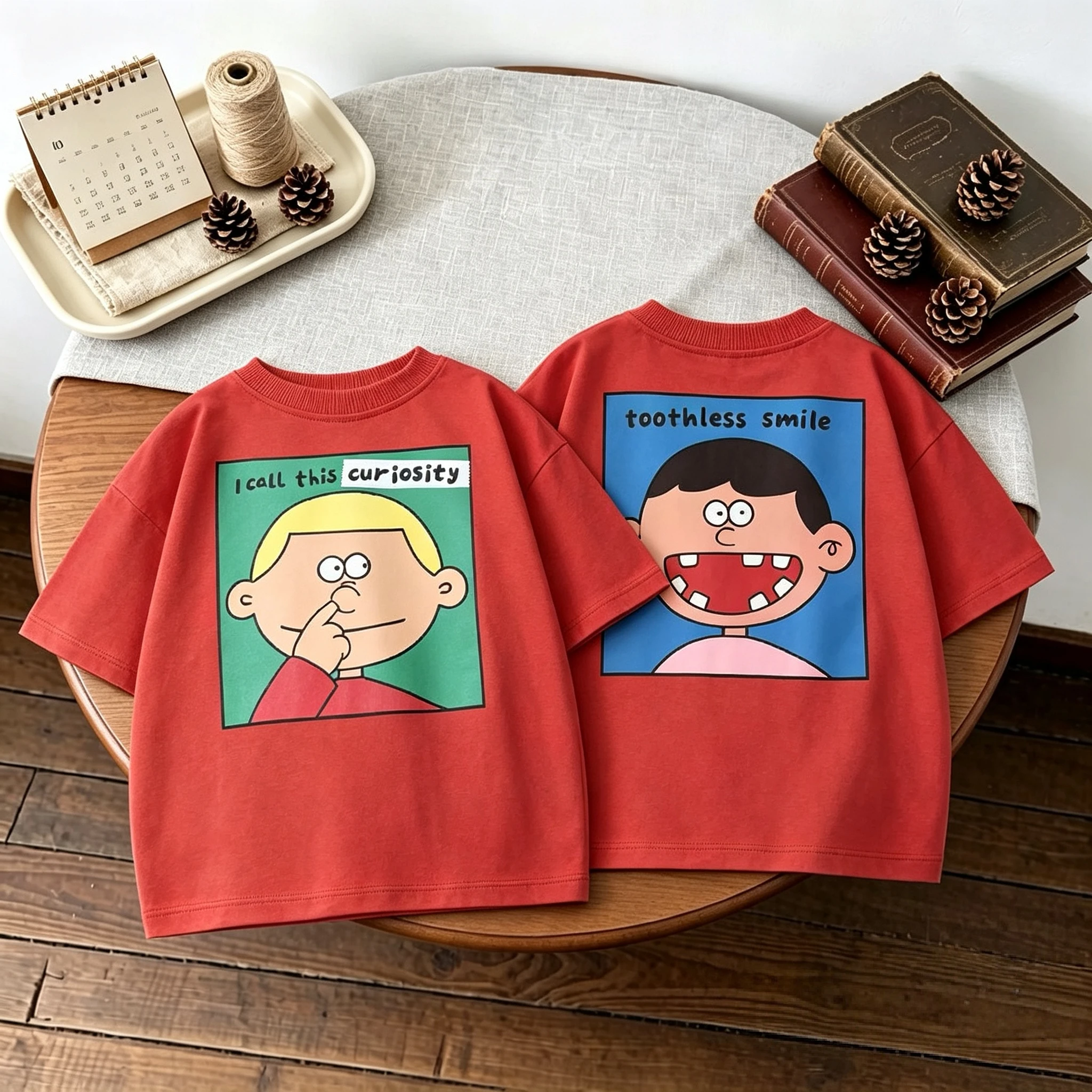 Kids' T-Shirt with Front and Back Print