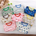 Baby Short Sleeve Pajamas — Image 2