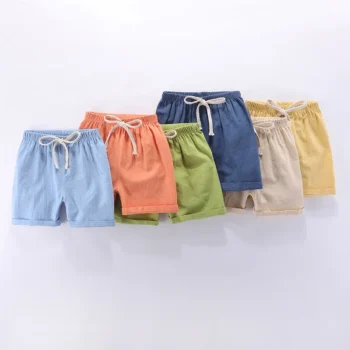 Kids' Linen and Cotton Shorts