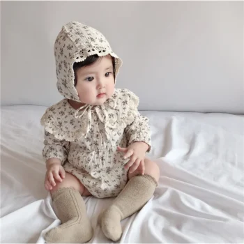 Newborn Floral Long Sleeve Romper