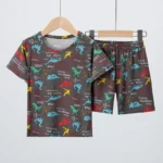 Kids' Summer Set with Short Sleeves and Shorts — Image 4