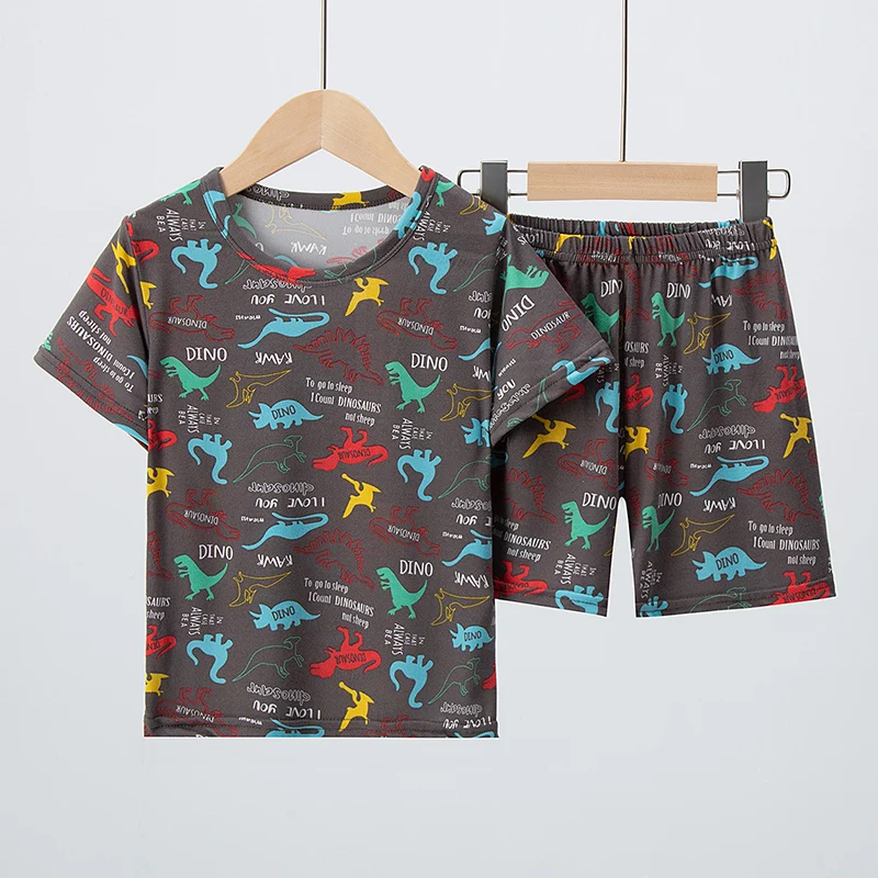 Kids' Summer Set with Short Sleeves and Shorts