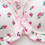 Floral Ruffled Bra with Bow — Image 5