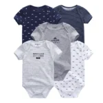 Newborn 5-Piece Short Sleeve Romper — Image 6