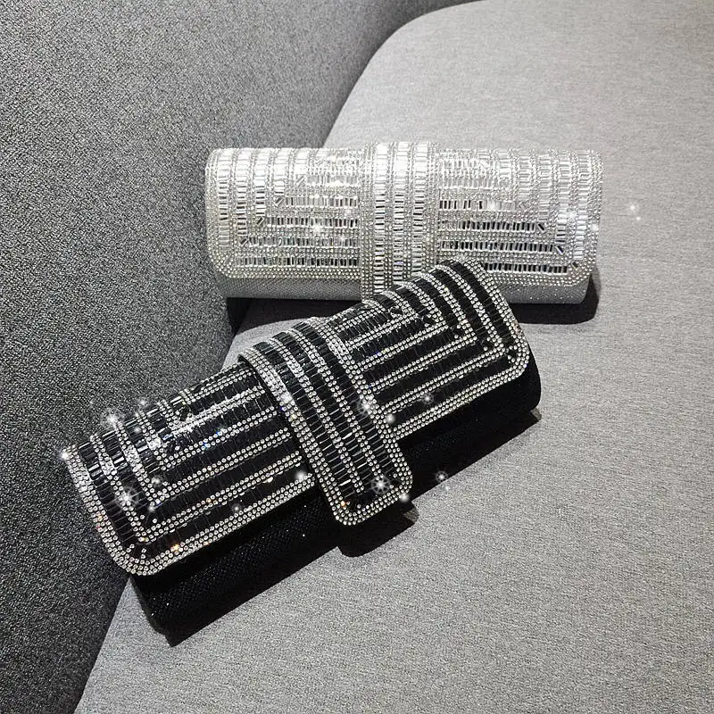 Crystal Clutch with Chain