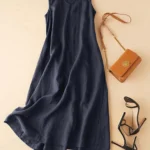 Sleeveless Cotton Summer Dress — Image 3