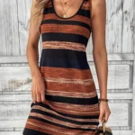 Sleeveless A-Line Dress