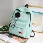 Spacious Leaf Print Backpack — Image 3