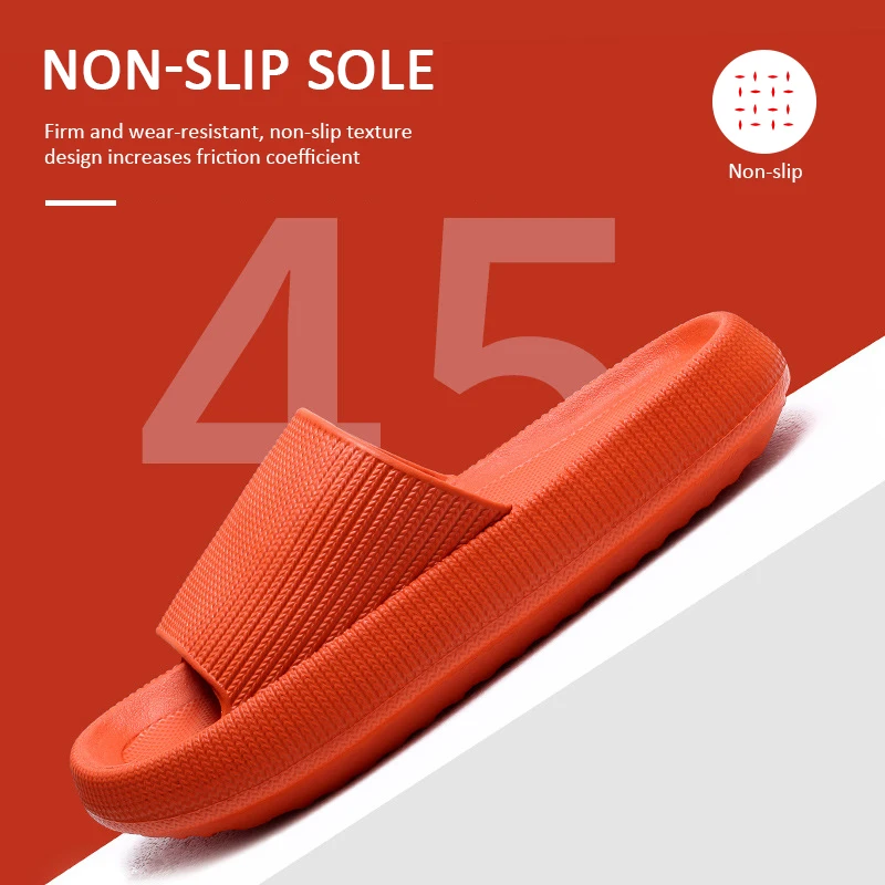 Cloud Slippers with Thick Platform Sole