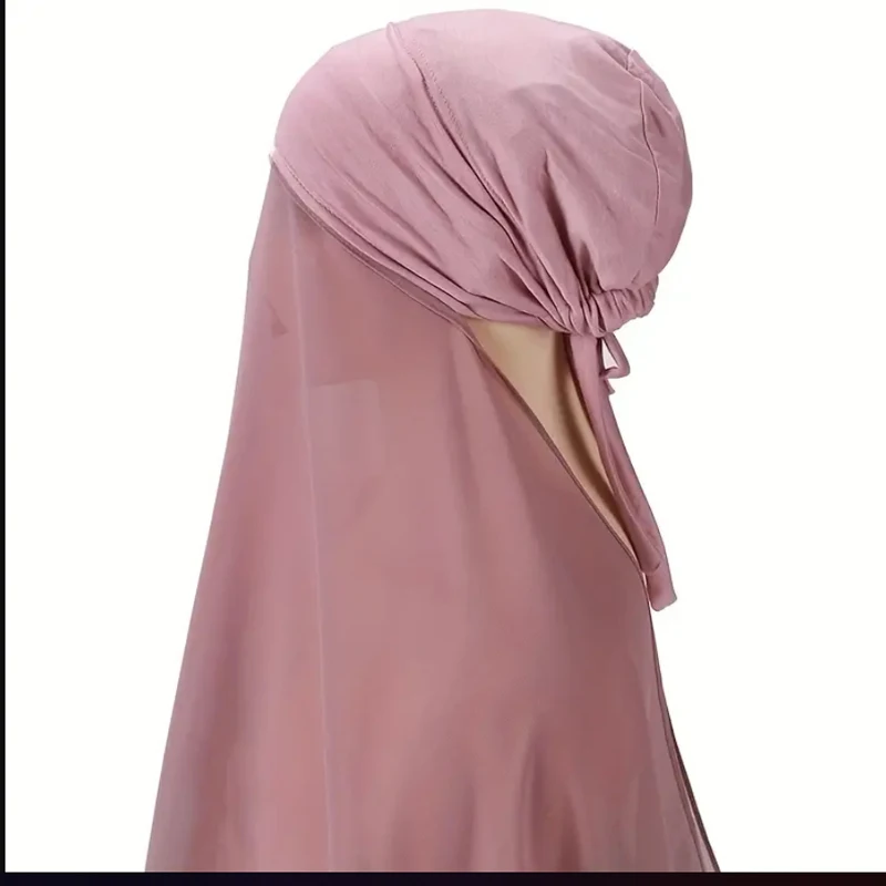 Instant Hijab with Underscarf and Chiffon Shawl