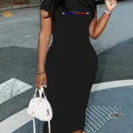 Short Sleeve Long T-Shirt Dress