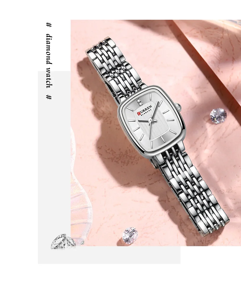 Casual Stainless Steel Watch