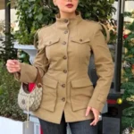 Women's Long Sleeve Jacket with Pockets — Image 4