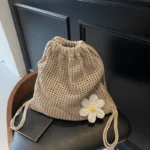 Large Bohemian Knit Shoulder Bag — Image 5