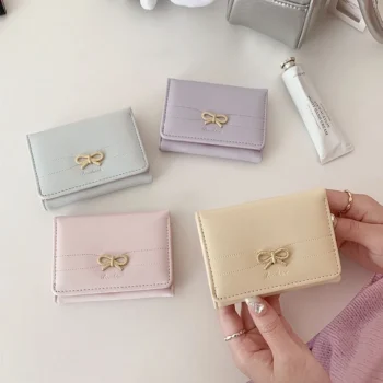 Girls' Wallet with Bow