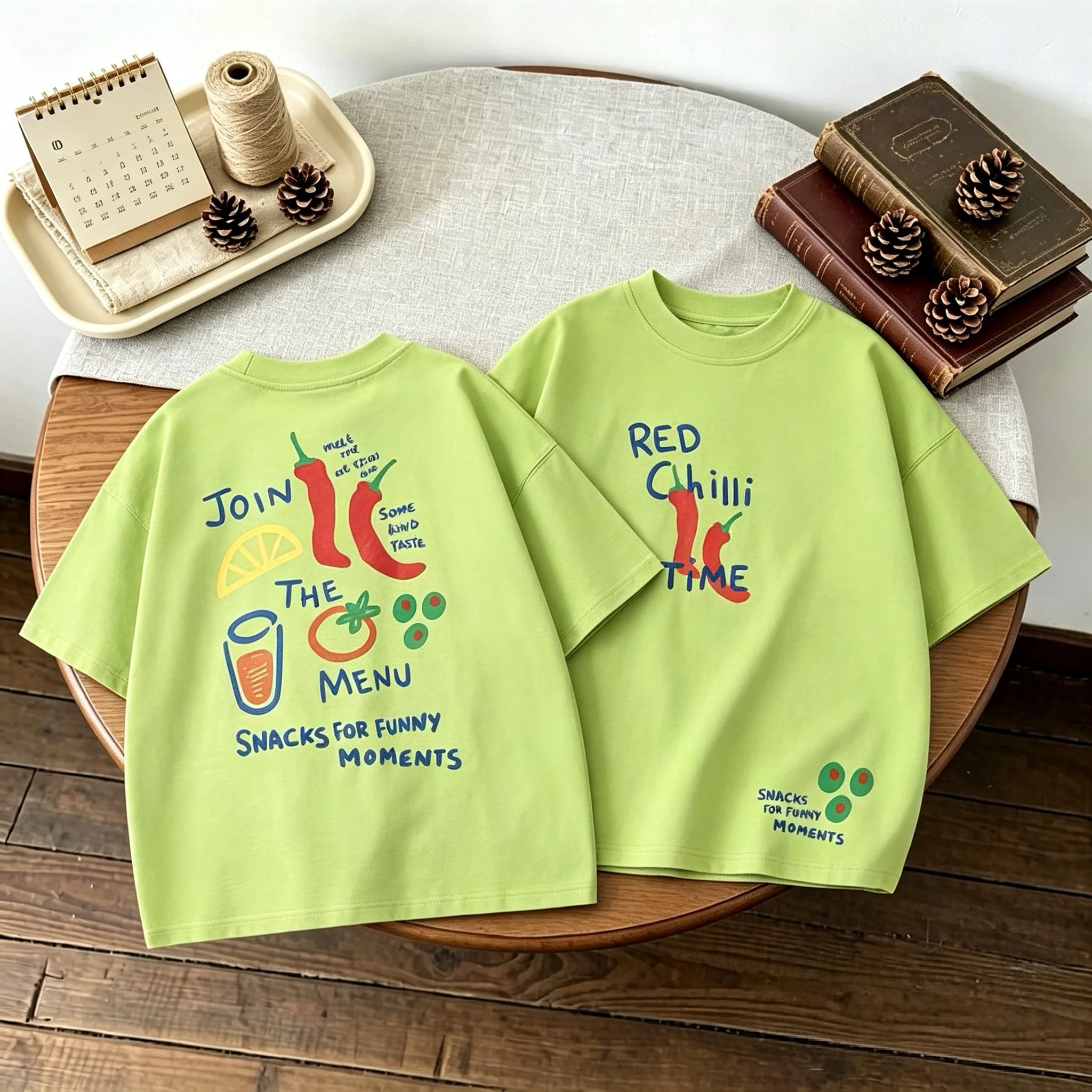 Kids' T-Shirt with Front and Back Print