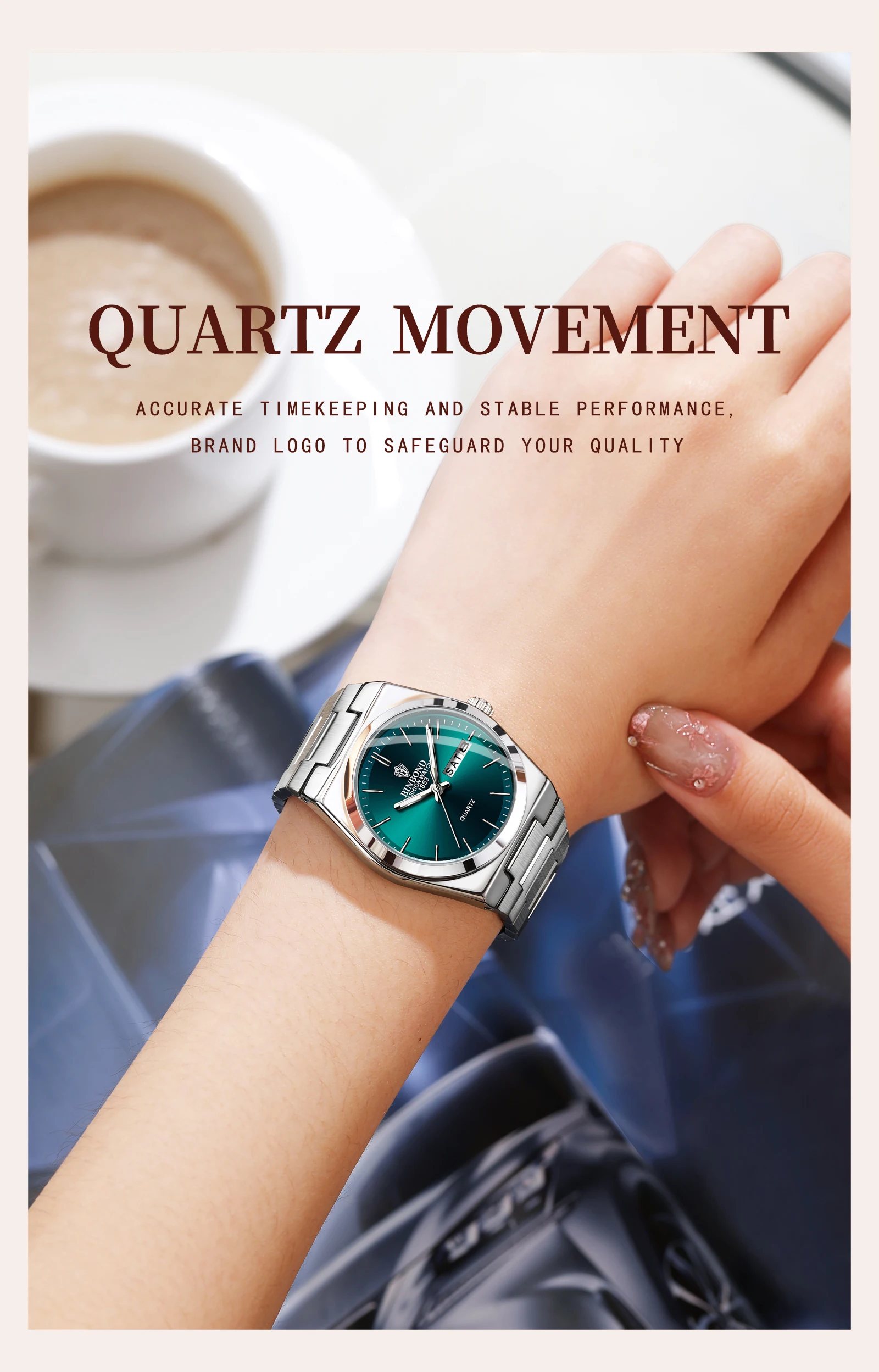 Women's Watch with Luminous Hands