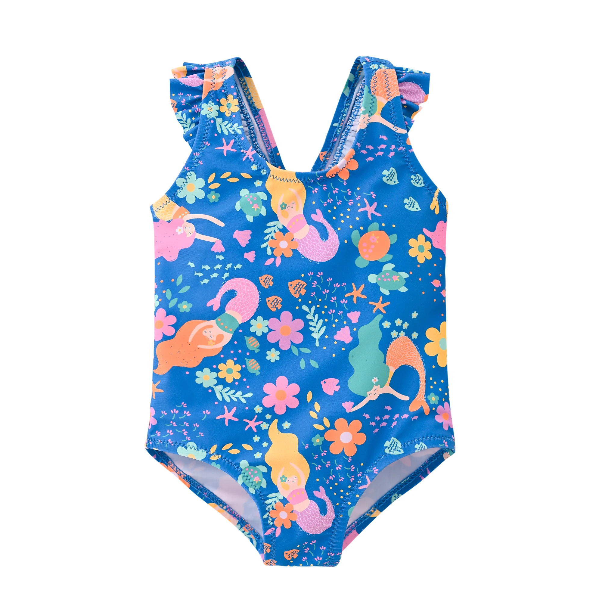 Girls' Fruit Print Swimsuit