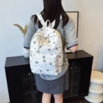 Padded Bow Print Backpack — Image 6