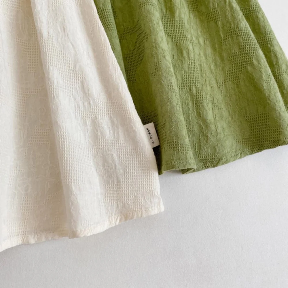 فستان بناتي كاجوال بلون سادة — صورة 15