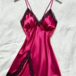 Elegant V-Neck Lace Nightgown — Image 6