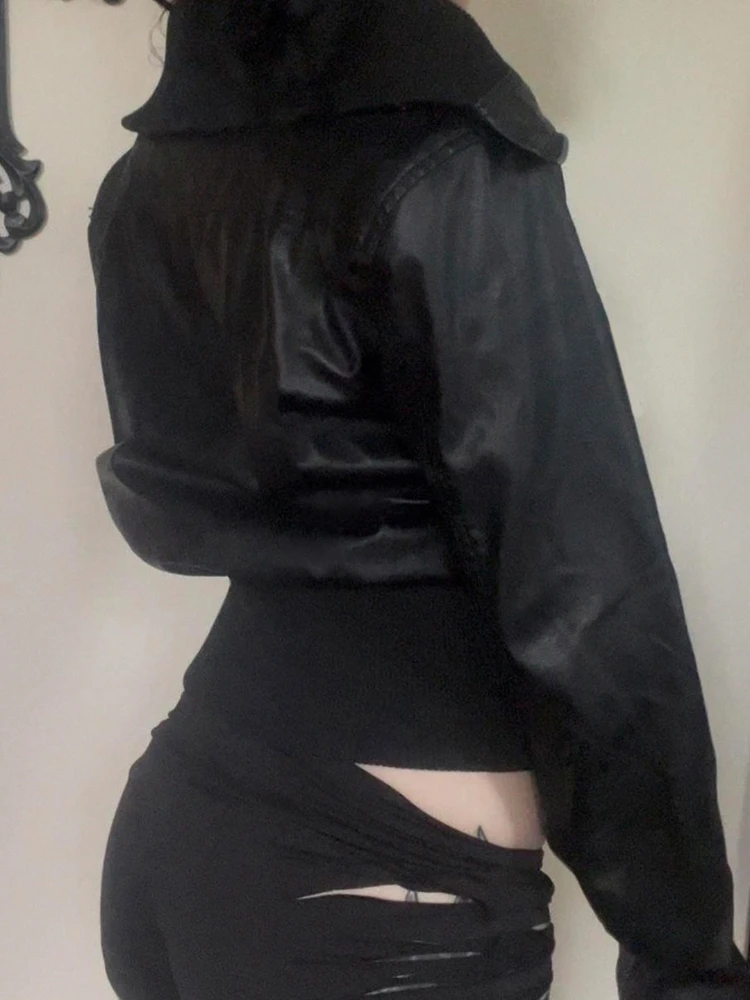 Classic Faux Leather Jacket