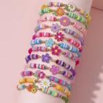 12-Piece Stretch Bracelet Set with Handmade Beads — Image 6