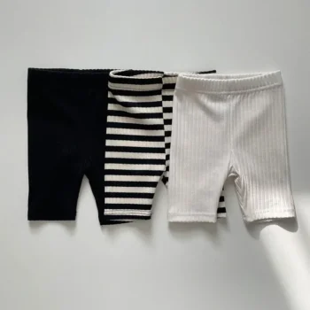Kids' Solid Color Cotton Summer Shorts