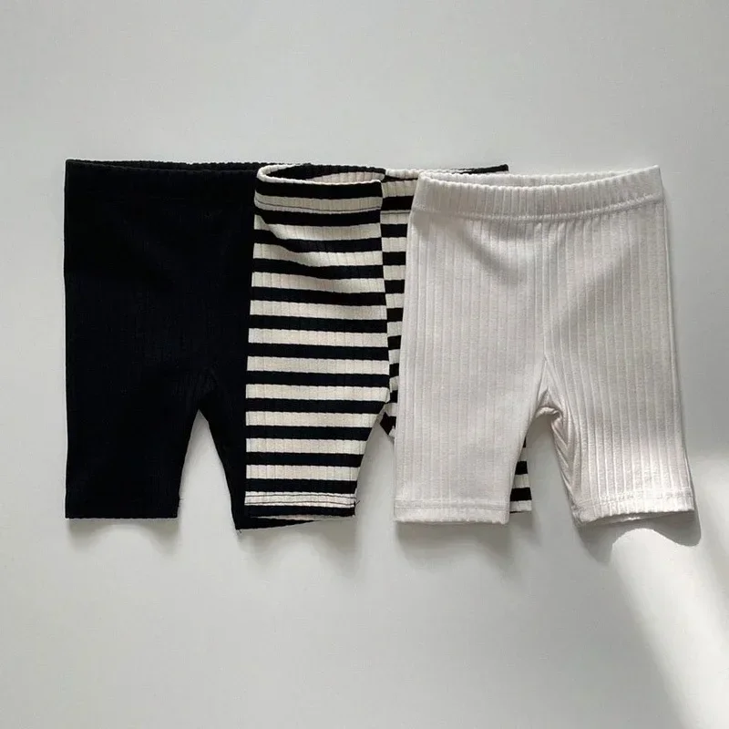 Kids' Solid Color Cotton Summer Shorts
