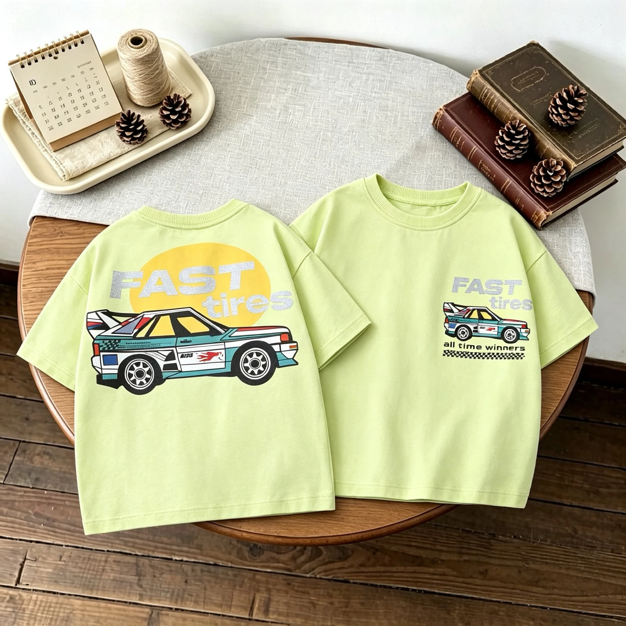 Kids' T-Shirt with Front and Back Print