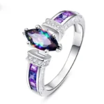 Multicolor Oval Ring — Image 4