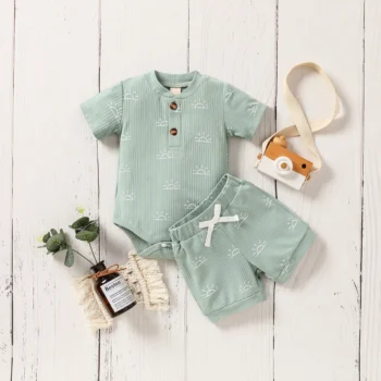 Newborn Short Sleeve Summer Set