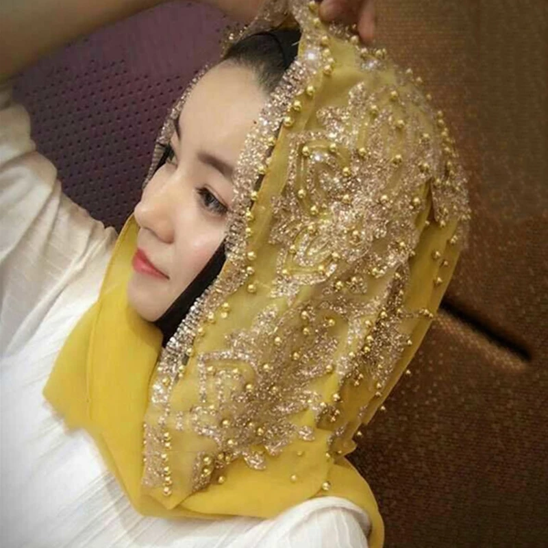 طرحة شيفون كلاسيكية