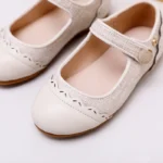 Kids' Leather Slip-On Shoes — Image 5