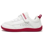 Kids' Minimalist Faux Leather Mesh Sneakers — Image 2