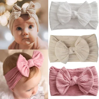 Baby Solid Headband with Bow