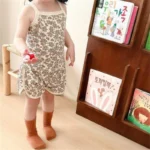 Kids' Cotton Vest and Lightweight Shorts Set — Image 3