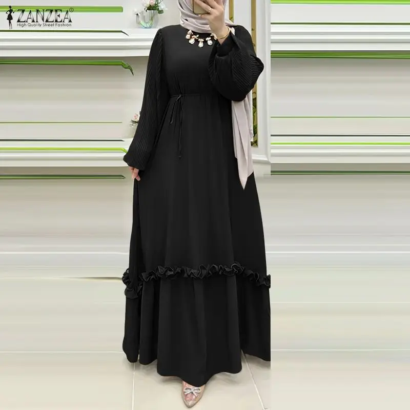 عباية رمضان طويلة بتصميم محتشم