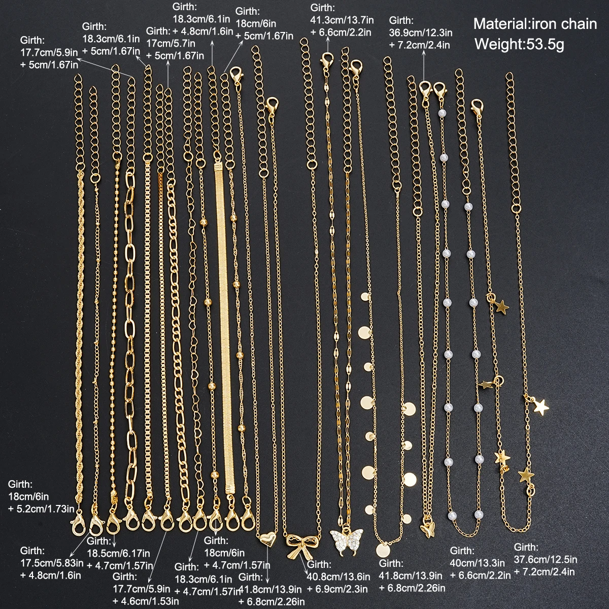 17-Piece Minimalist Jewelry Set
