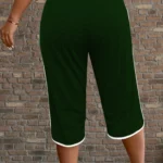 Plus Size Color-Block Cropped Pants — Image 5
