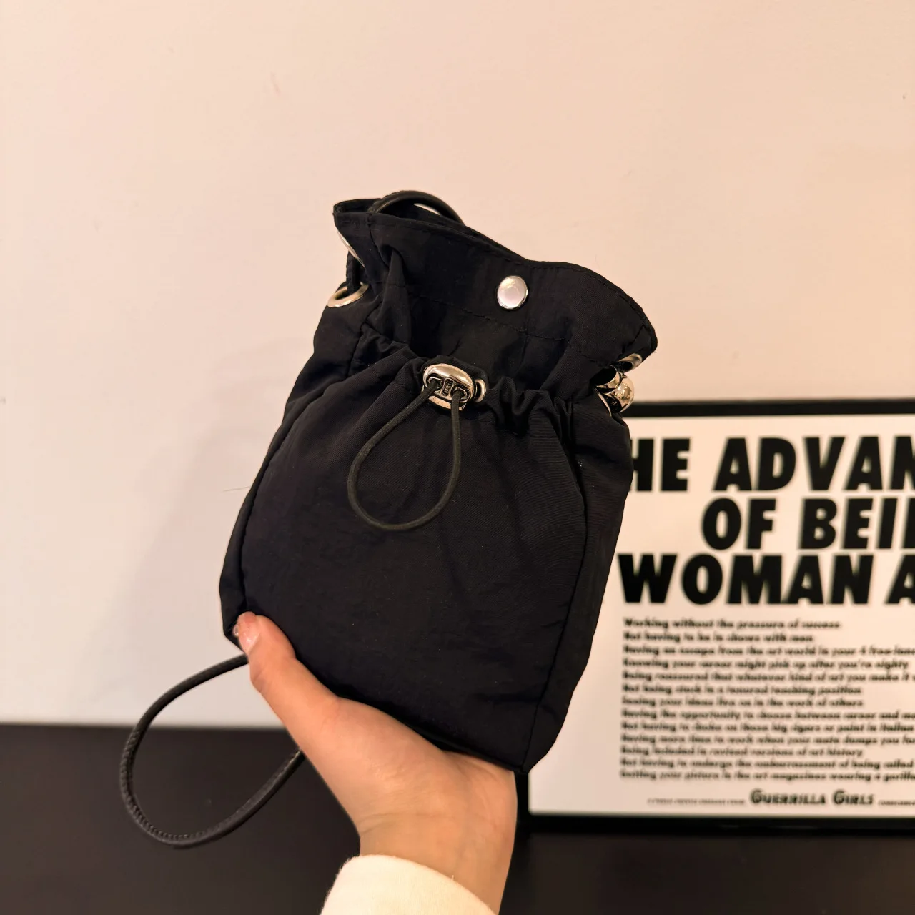 Nylon Crossbody Phone Bag