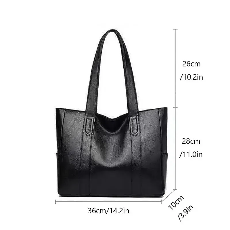 Vintage Large-Capacity Canvas Shoulder Bag — Image 8
