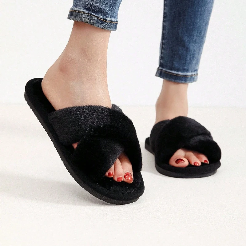 Indoor Autumn Slippers with Straps