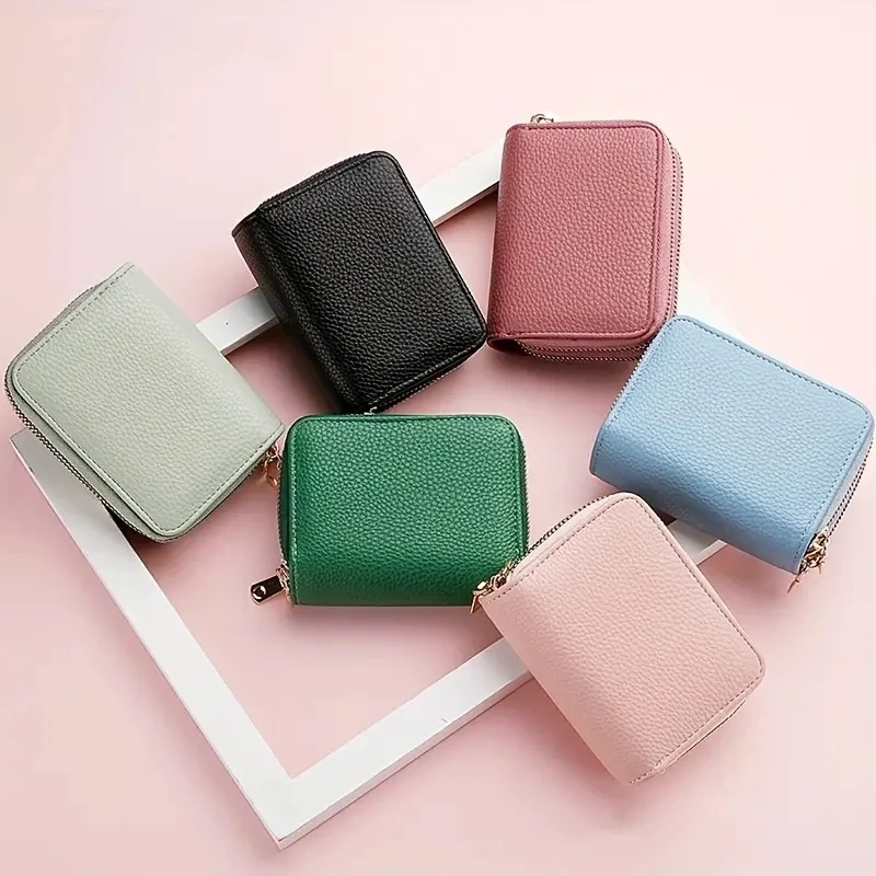 Short Double-Zip Card Wallet