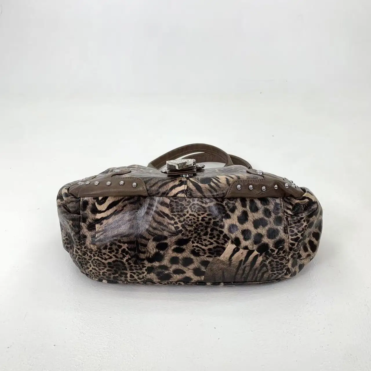 Girls' Y2K Leopard Print Shoulder Bag