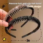 طقم عصابات رأس بأحجار لامعة للأطفال