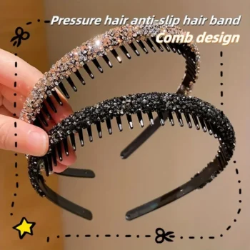 طقم عصابات رأس بأحجار لامعة للأطفال