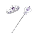 Girls' Shiny Crown and Scepter Set — Image 5