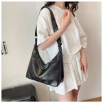 Caramel Leather Tote Bag — Image 6